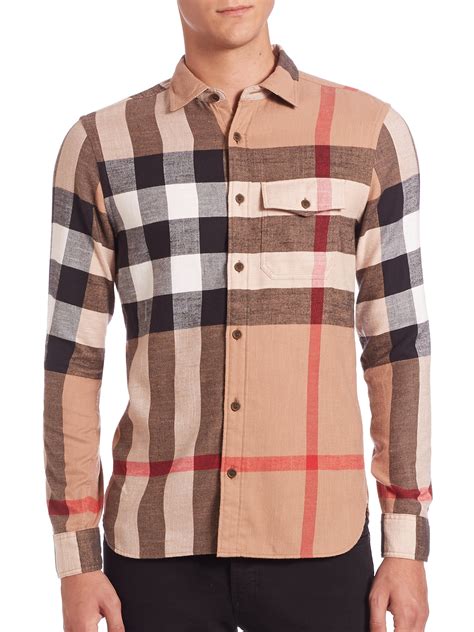 burberry check shirt ebay|burberry check shirt men's.